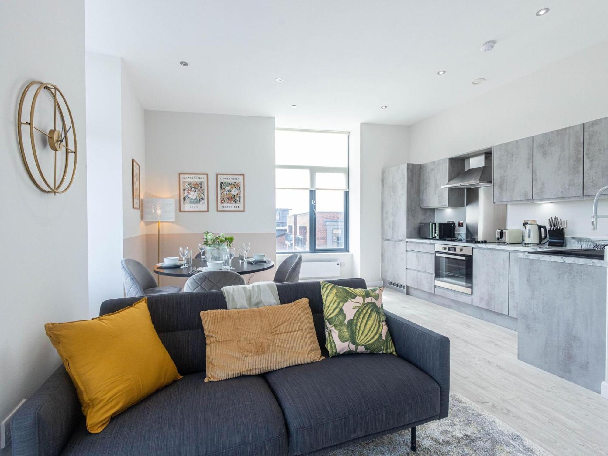 Leeds Haven Niche 1 2 Bedroom Apartments With Cityscape Views By Belvilla Exteriör bild