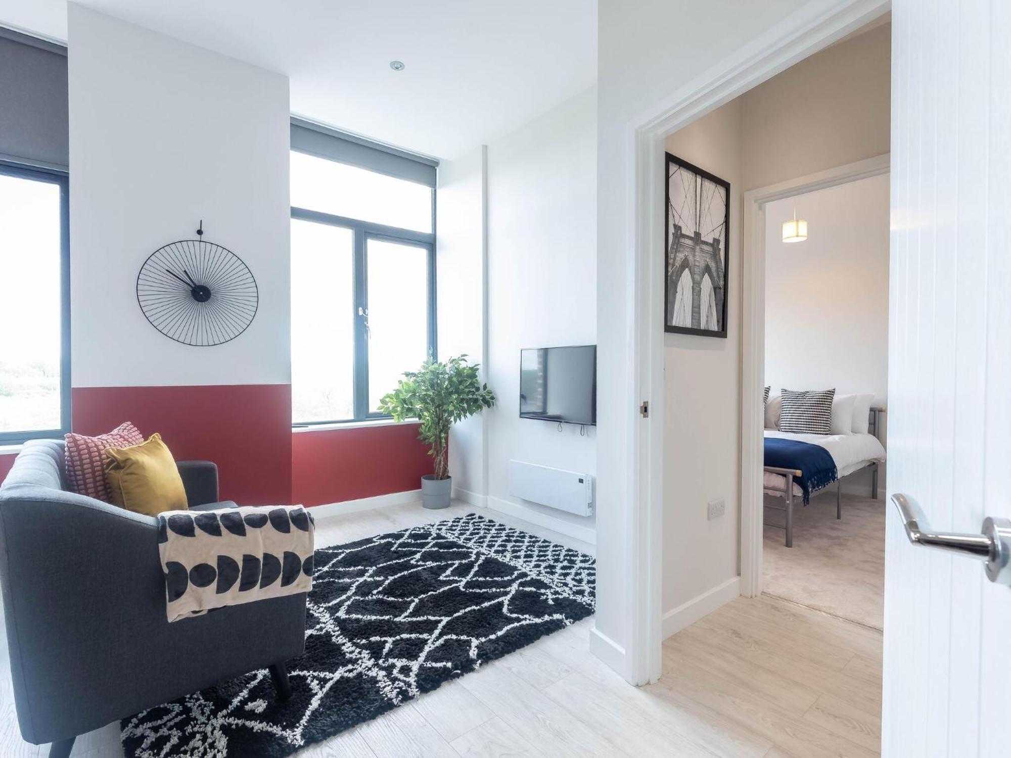 Leeds Haven Niche 1 2 Bedroom Apartments With Cityscape Views By Belvilla Exteriör bild